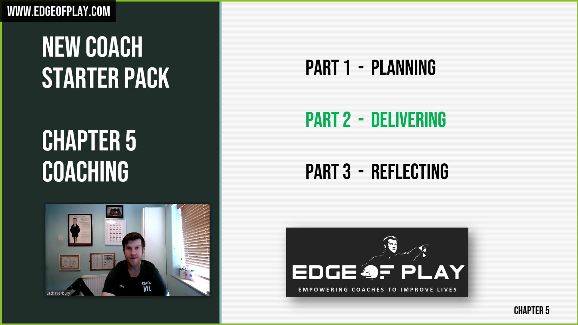 Edge Of Play New Coach Starter Pack Ch5 Pt2 Coaching A Session Edge Of Play New Coach Starter Pack Ch5 Pt2 Coaching A Session